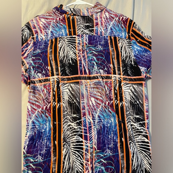 INC International Concepts Men’s Floral Shirt - Picture 2 of 3